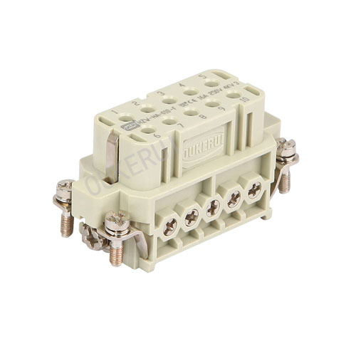 10 Pin 16A 250V Gravis Officium Connector Male Insert