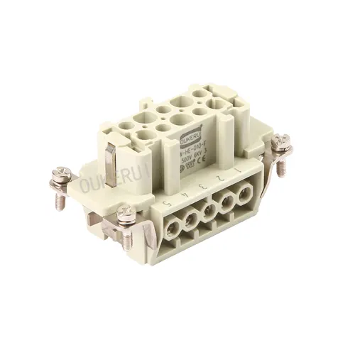 10 Pin 16A 500V Gravis Officium Connector Male Insert