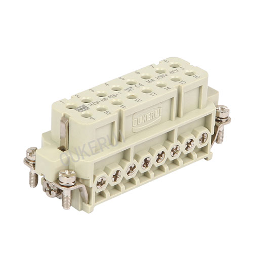 16 Pin 16A 250V Gravis Officium Connector Male Insert