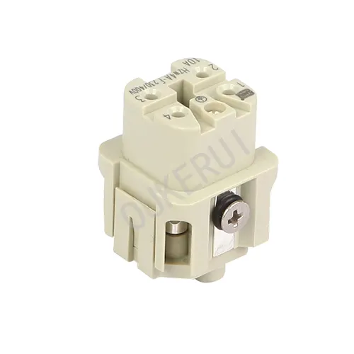 4 Pin 10A 230/400V Gravis Officium Connector Male Insert